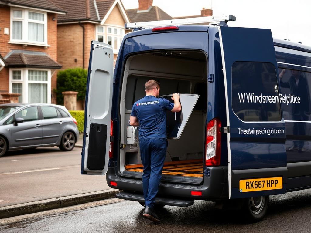 Windscreen Pros Mcr mobile workshop van